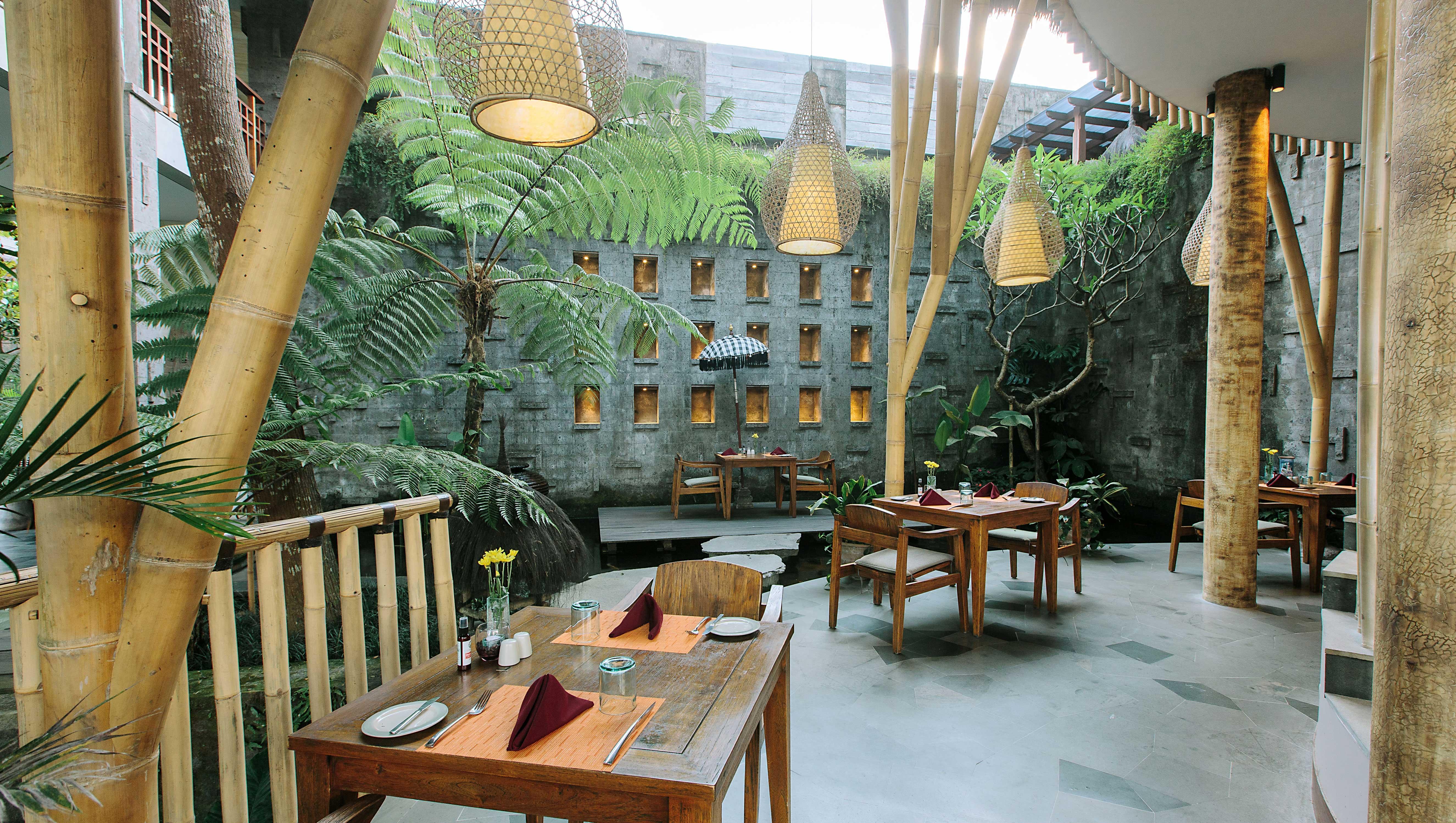 Tejaprana Resort & Spa Убуд Екстер'єр фото The restaurant