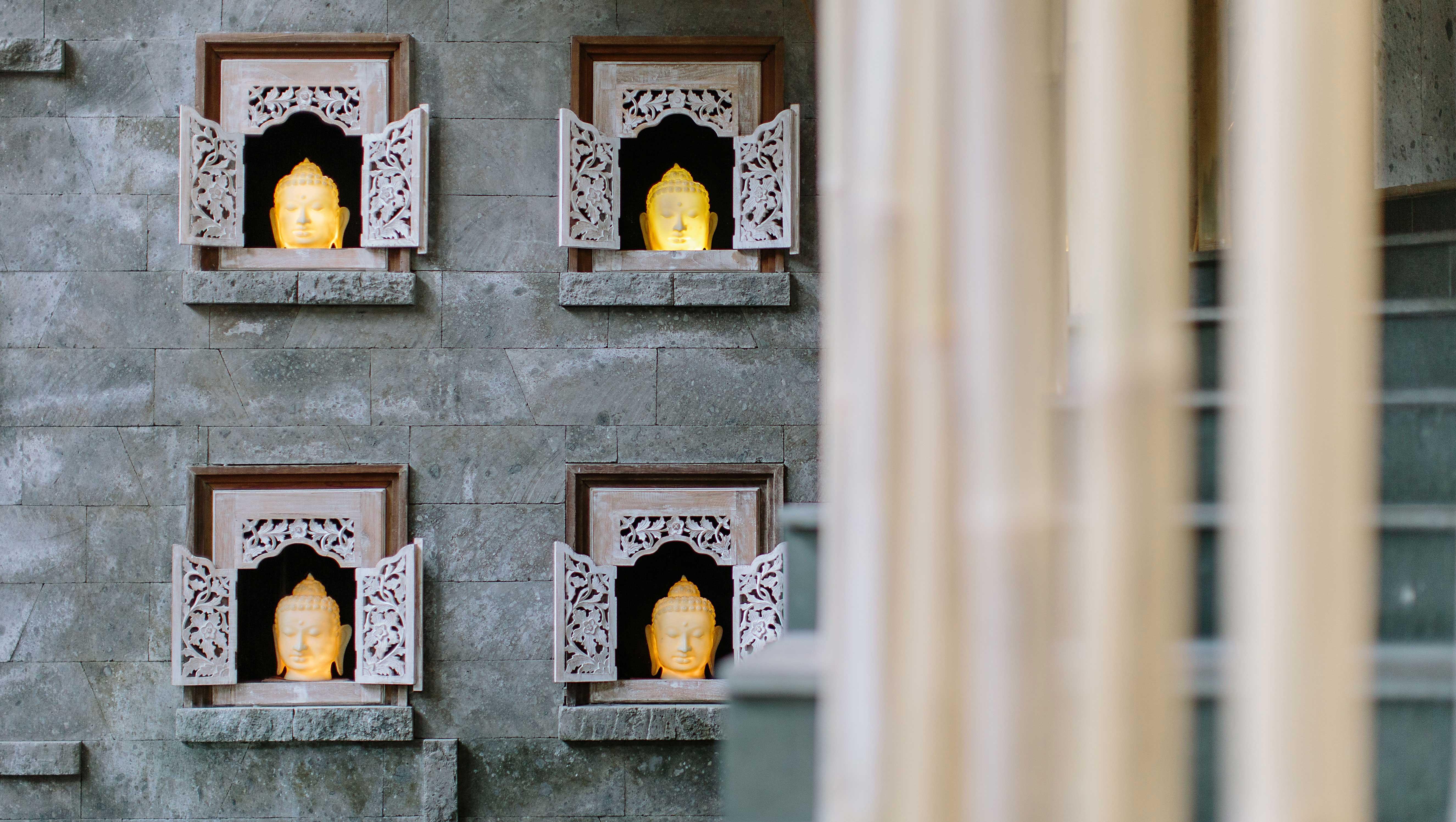 Tejaprana Resort & Spa Убуд Екстер'єр фото The four faces of the Buddha